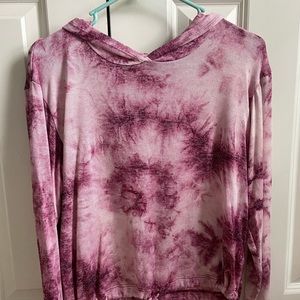 Hooded Tie dye long sleeve
